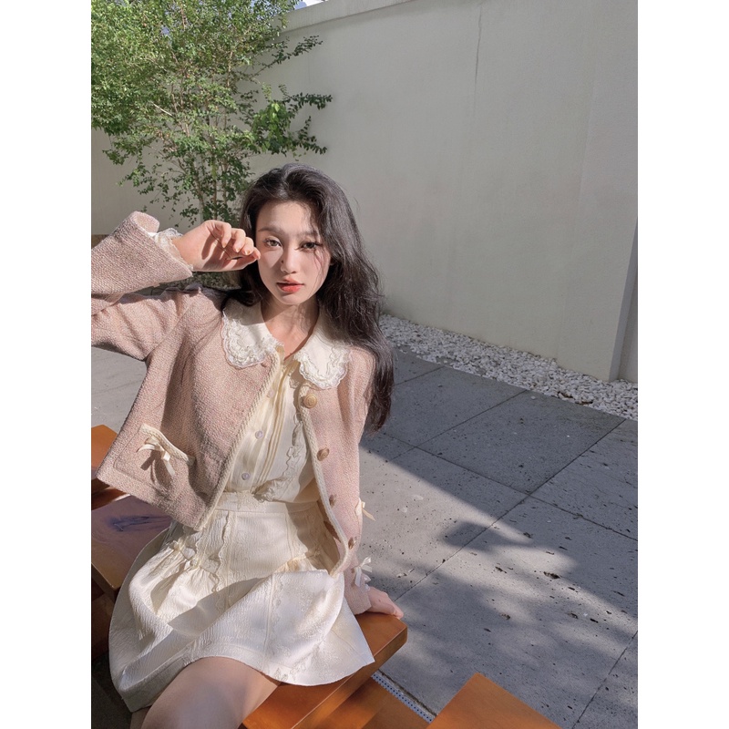 Set Áo khoác Áo sơ mi và Chân váy