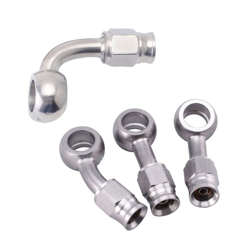 Khớp nối ống dẫn phanh dầu xe máy AN3 10mm thép không gỉ tiện lợi