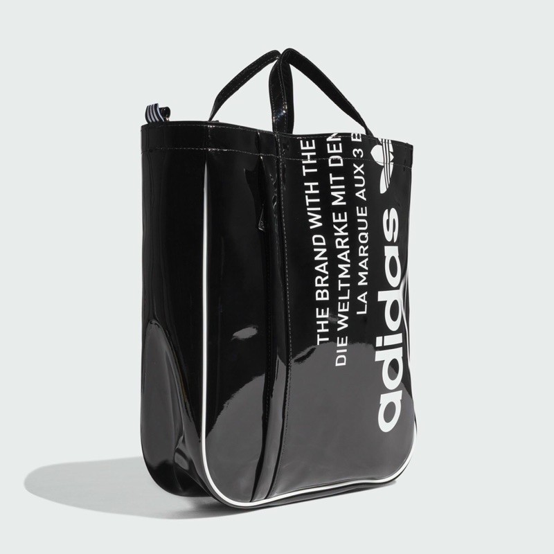 Túi shopper đen chữ trắng