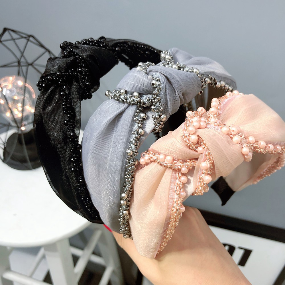 Cài Tóc Nữ Đính Ngọc Trai Phong Cách Hàn Quốc