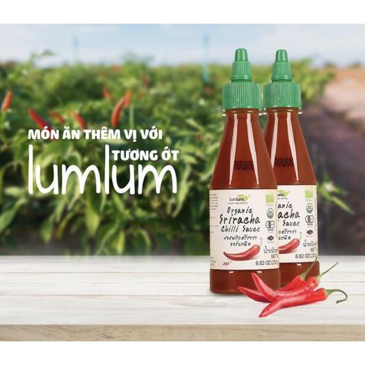 Tương ớt sriracha hữu cơ LumLum 250g