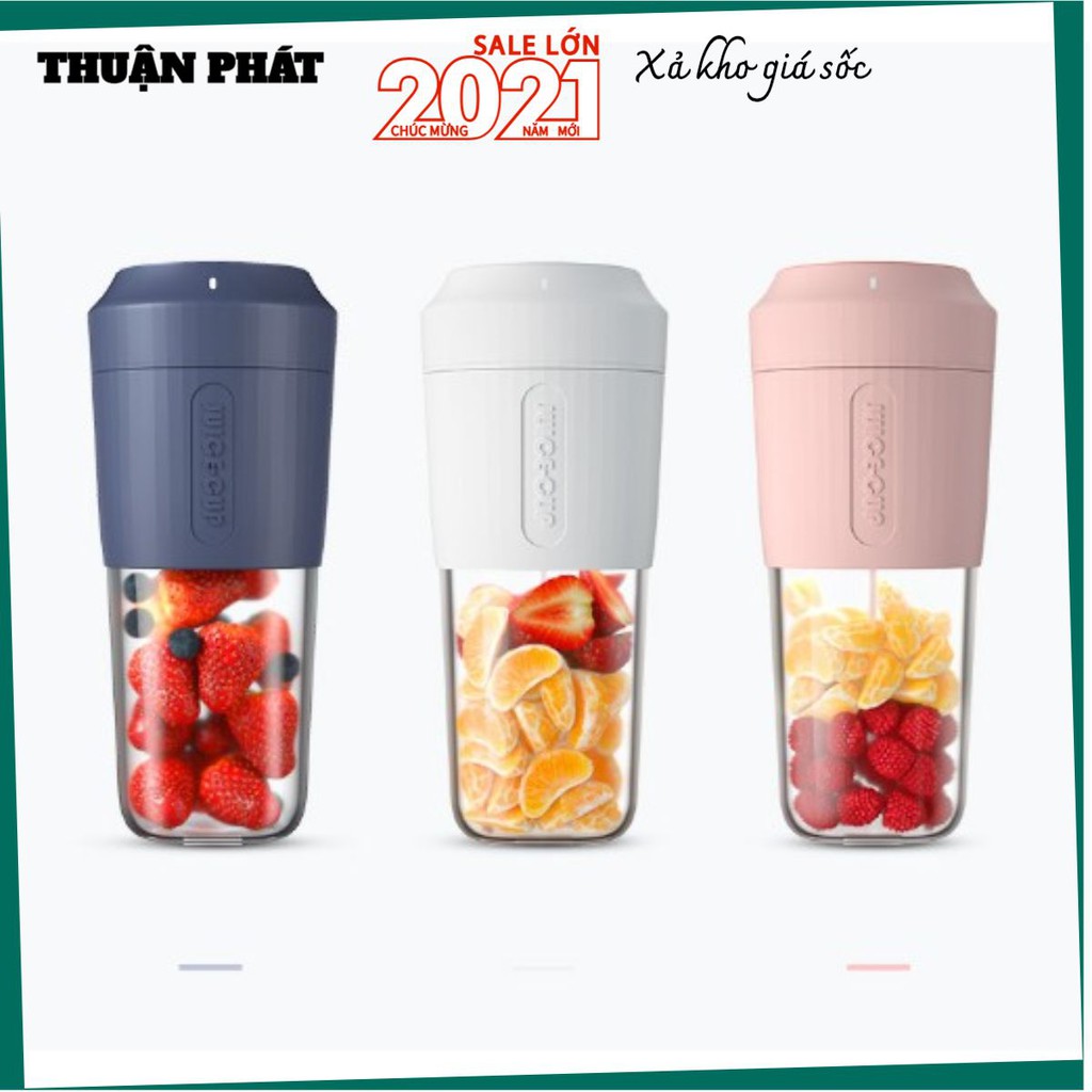 [Mã 44ELSALE2 giảm 7% đơn 300K] Máy xay sinh tố mini cầm tay JUICE CUP JC01 , dung lượng pin lớn 3000 mAh