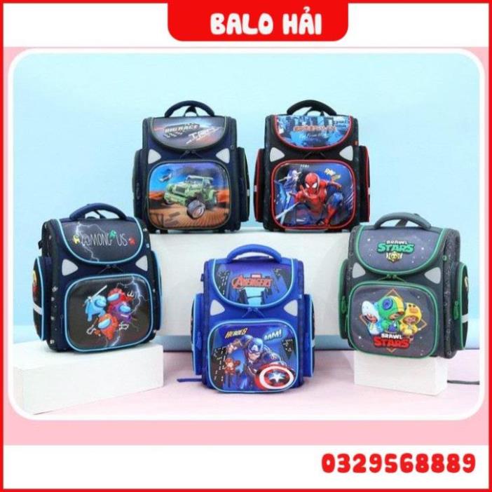 Balo chống gù học sinh cấp 1, Cặp sách chống gù cho bé trai và bé gái tiểu học, ba lô đi học