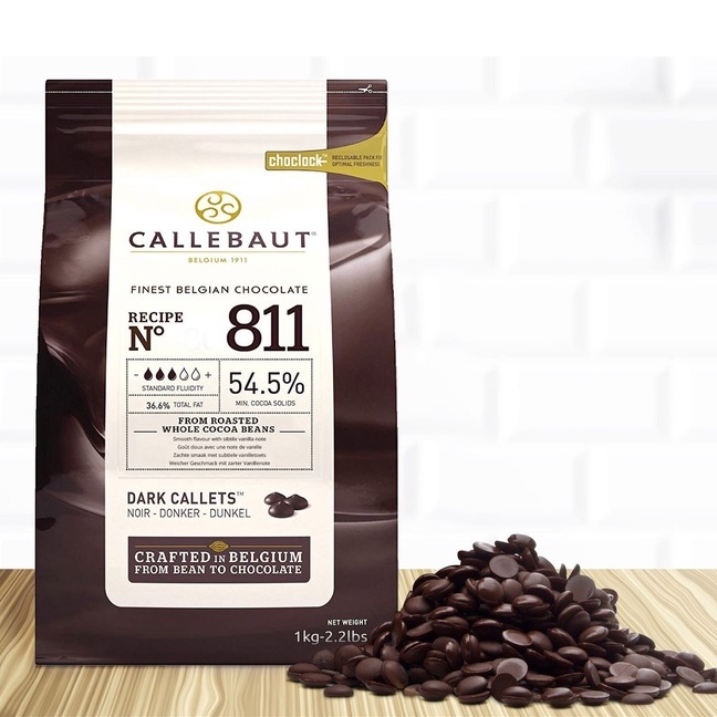 Socola chip Callebaut 811 ( 100gr lẻ)