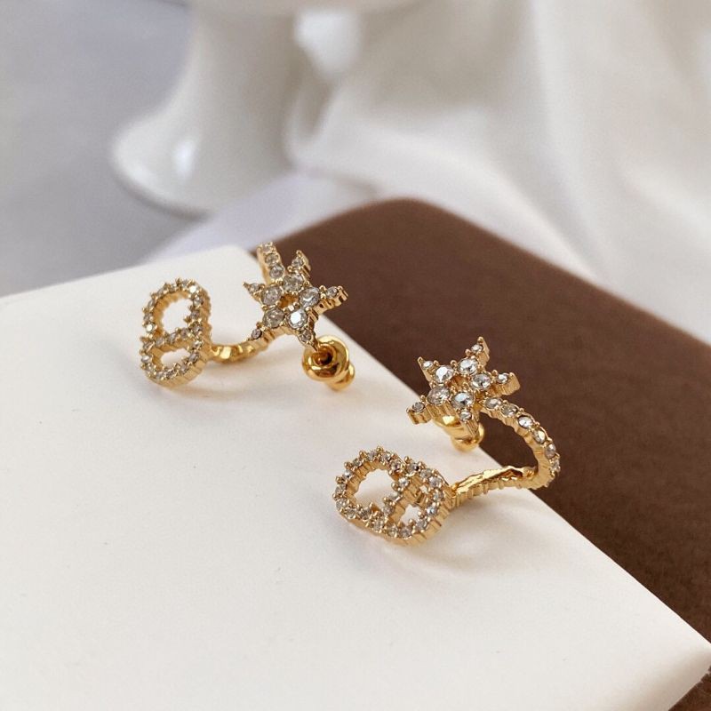 Dors Kim cương CD bông tai cao cấp hoa tai nữ