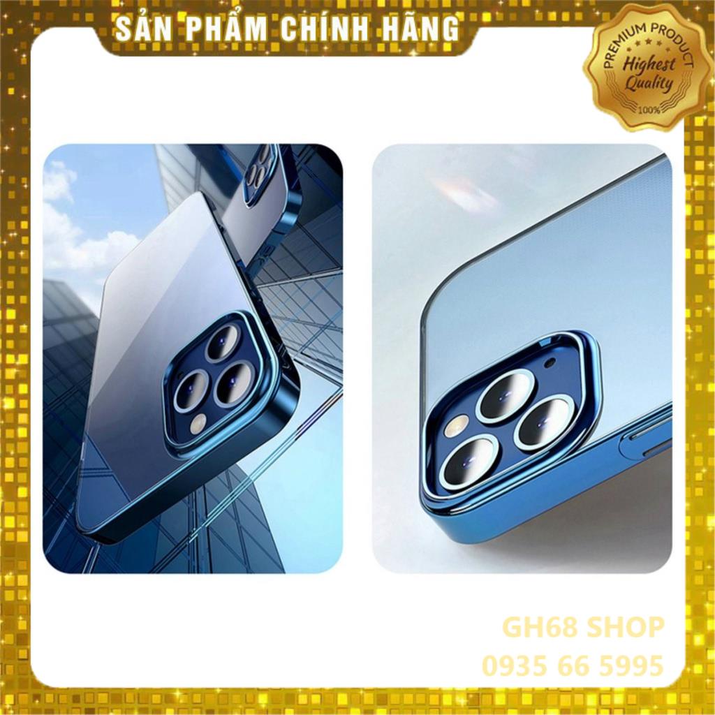 Ốp lưng Devia trong cứng viền màu Glimmer cho iPhone 14 / iPhone 15 chính hãng không ố màu