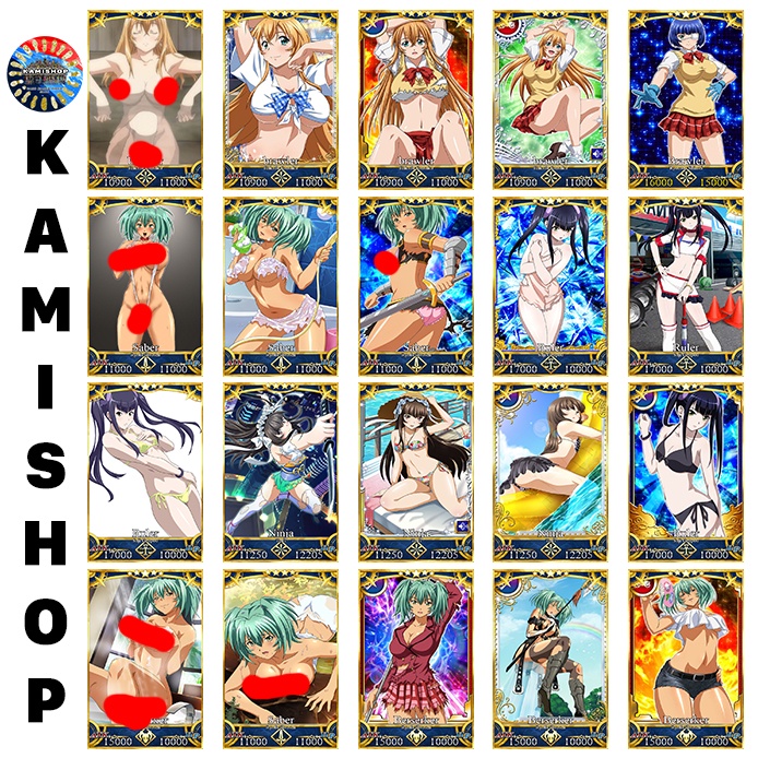 Thẻ bài Card Ikkitousen FGO Fate/Grand Order  - Các mẫu Fanmade chế Ikkitousen