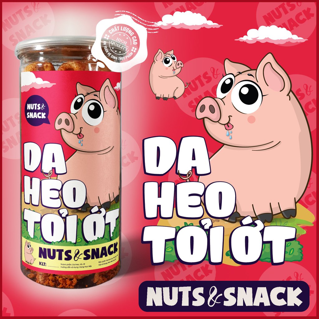 [Mã 77FMCGSALE1 giảm 10% đơn 250K] Da Heo Muối Ớt - Hủ [160g] - Ship Hỏa Tốc