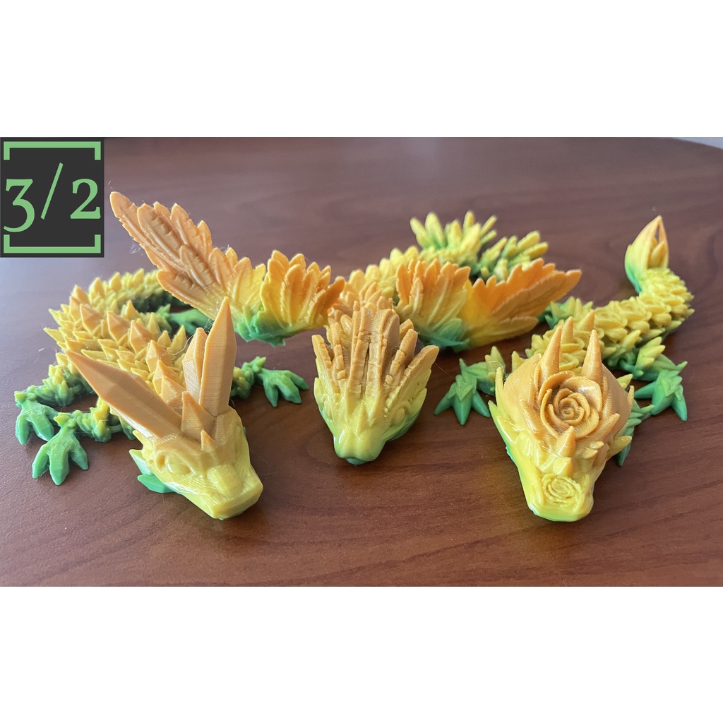 Rồng Tinh Thể - Baby - In 3D