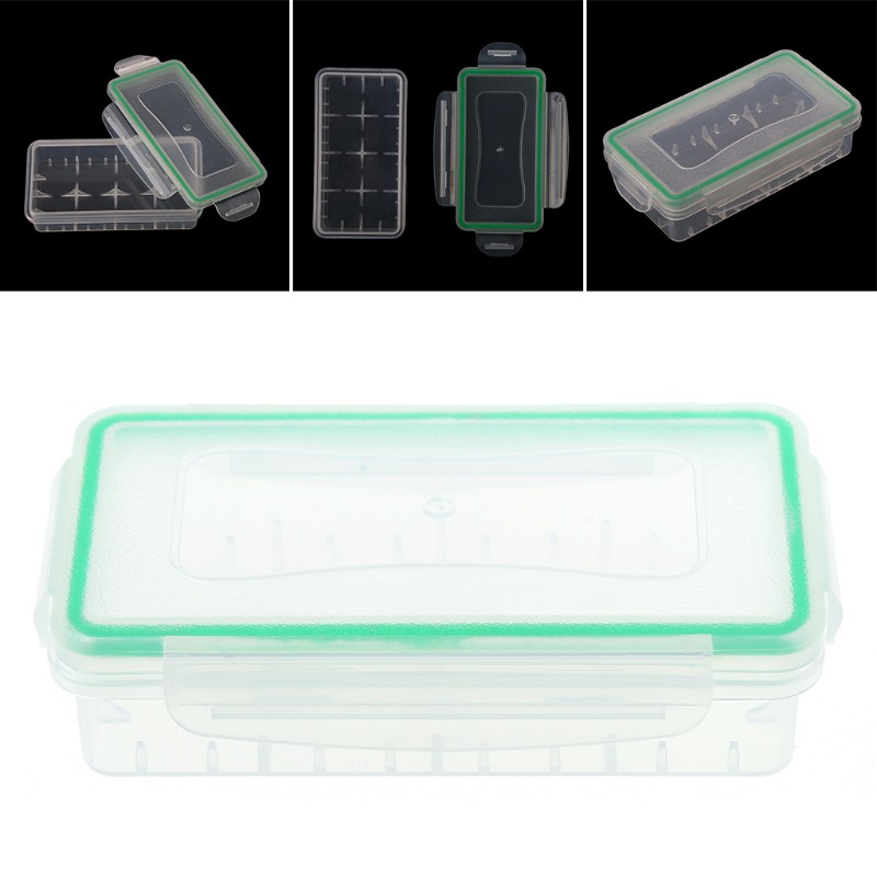 Hộp đựng 2 pin bằng nhựa trong suốt