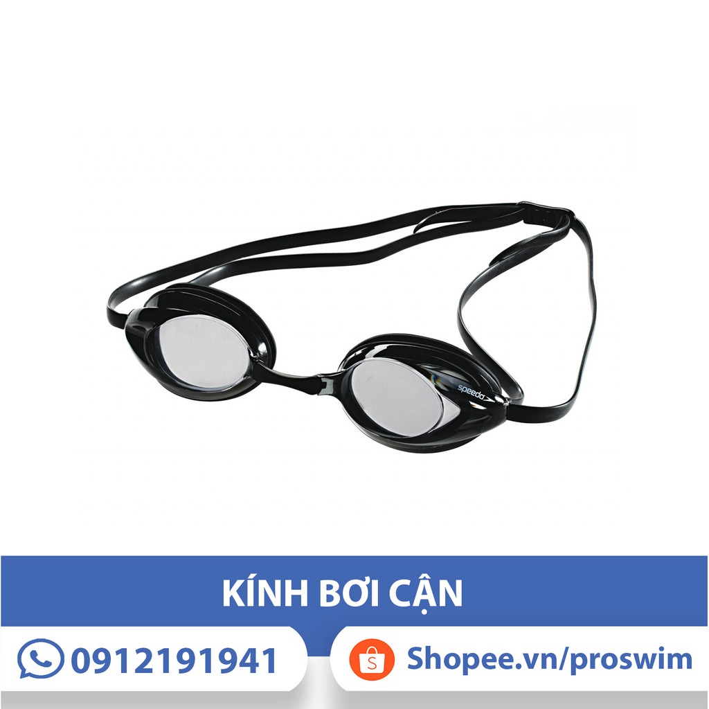 Kính bơi cận Speedo Vanquisher Optical- Màu đen