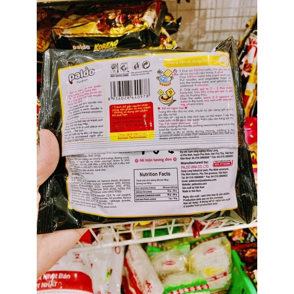 MÌ TRỘN TƯƠNG ĐEN KORENO 115G