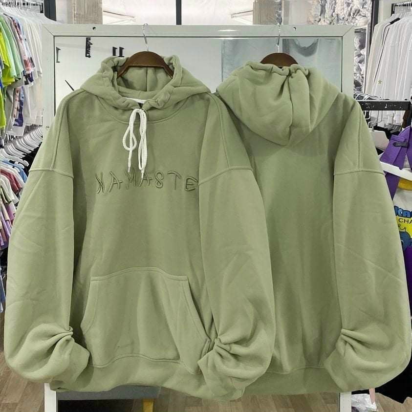 ÁO HOODIE - ÁO KHOÁC NỈ NGOẠI Dây full zip  HOOIDE MỚI thêu chữ nổi NAMA.STE