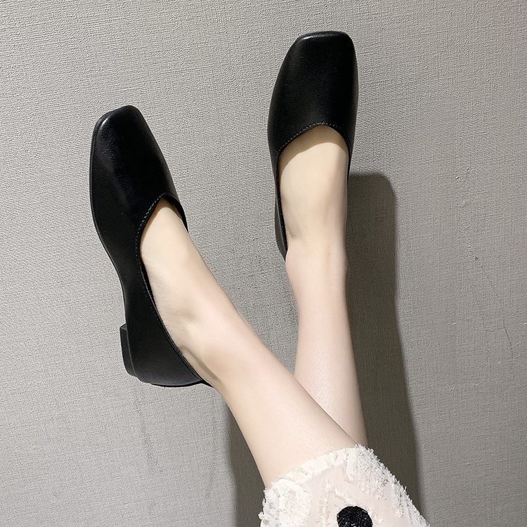 Giày xăng đan nữ đế vuông phong cách hàn quốc | BigBuy360 - bigbuy360.vn