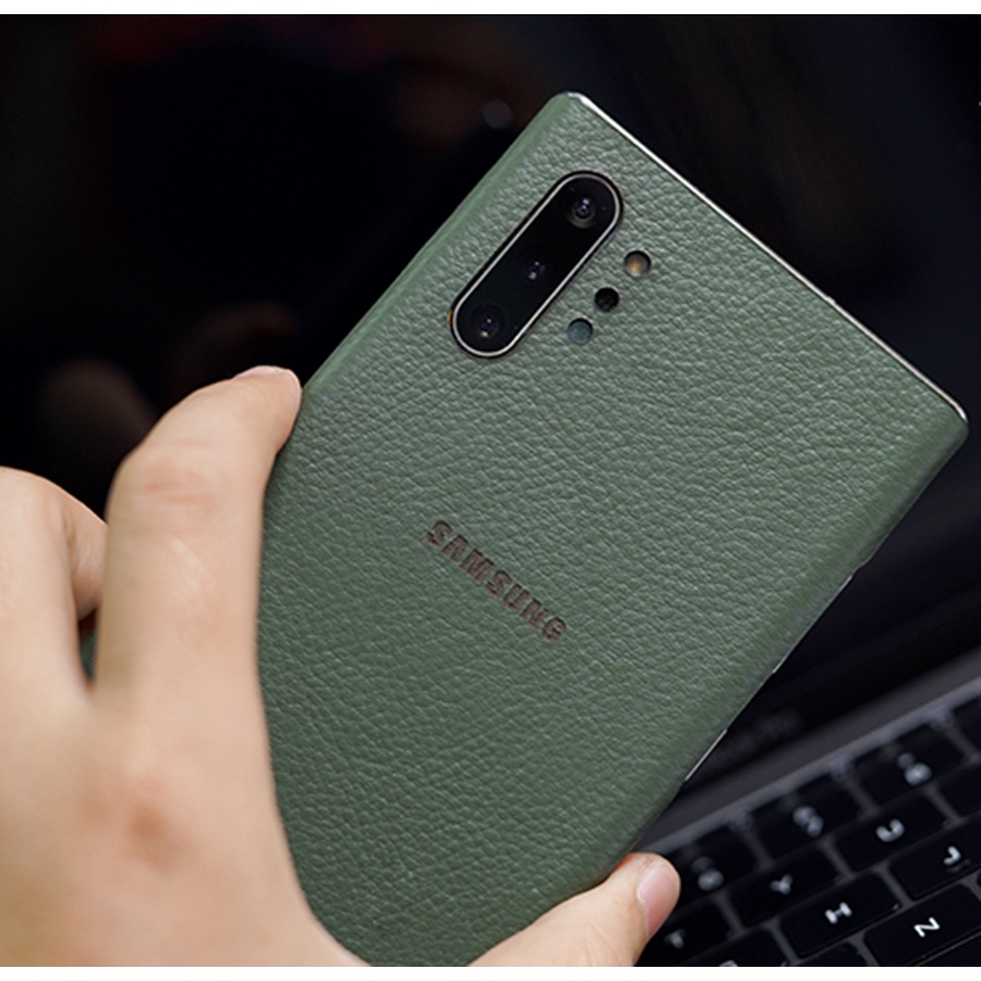 Miếng dán lưng da thật Samsung S22 UNTRA NOTE 20 UNTRA S21 PLUS S20 PLUS NOTE 10 PLUS S10 PLUS S9 S8 NOTE 9 NOTE 8