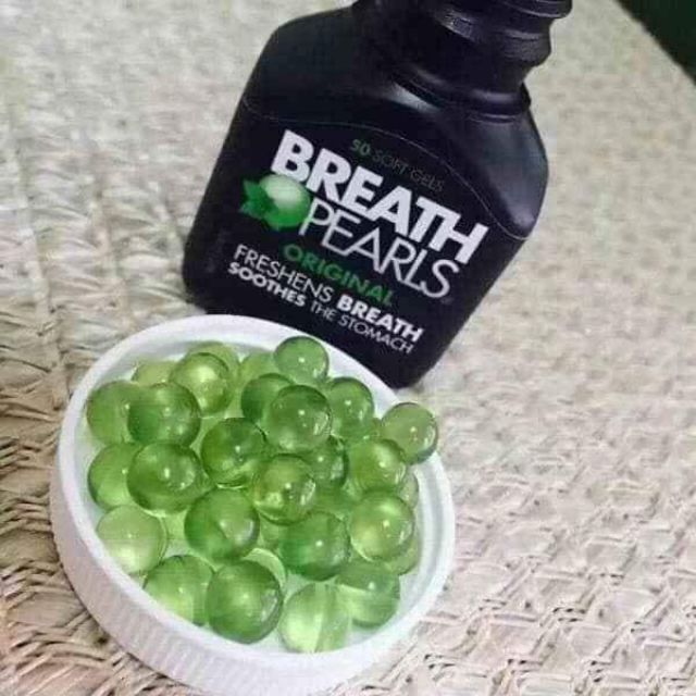 VIÊN UỐNG THƠM MIỆNG BẠC HÀ BREATH PEARLS ÚC