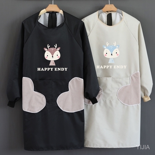 Tạp Dề Tay Dài Chống Thấm Nước Và Dầu Tiện Lợi Cho Nhà Bếp