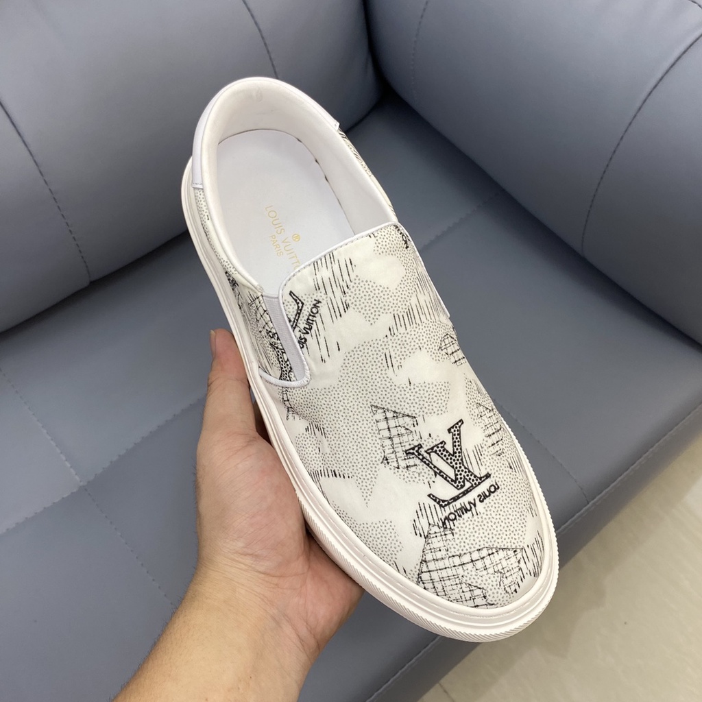 Giày lười nam cao cấp da thật Louis Vuitton LV thời trang và trẻ trung mang đến sự năng động và tươi mới