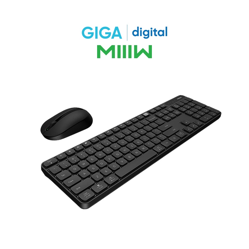 Phím chuột không dây - Bộ chuột máy tính và bàn phím không dây Xiaomi MIIIW chống bám bụi, chống mài mòn