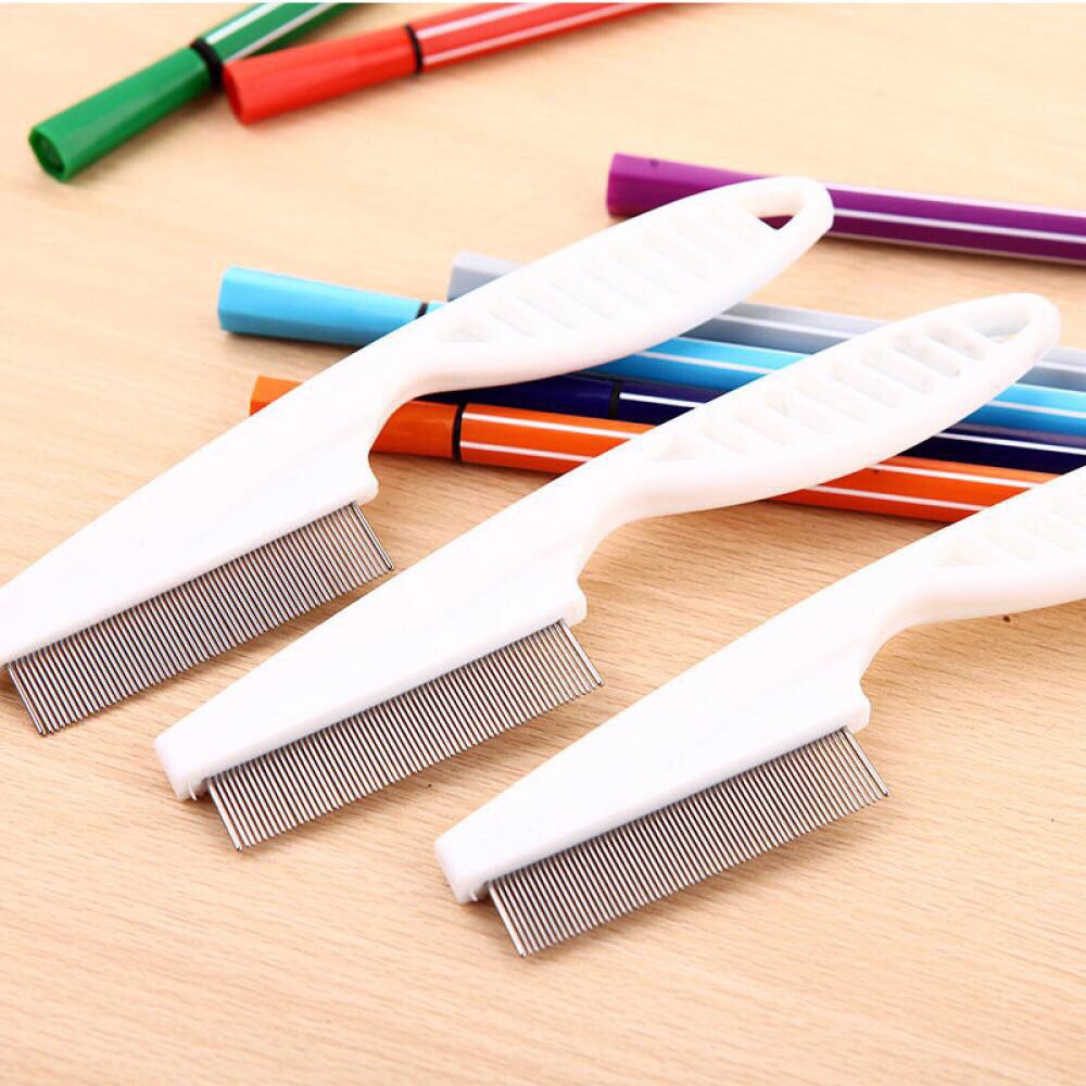[Mã PET50K giảm Giảm 10% - Tối đa 50K đơn từ 250K] Lược Chải Lông Chải Ve Chấy Rận Cho Chó Mèo