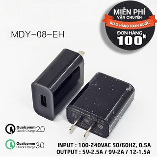 [ELMTMS40 giảm 40k] FREESHIP ĐƠN 99K_Củ sạc nhanh Quick Charge 3.0 Xiaomi MDY-08-EH