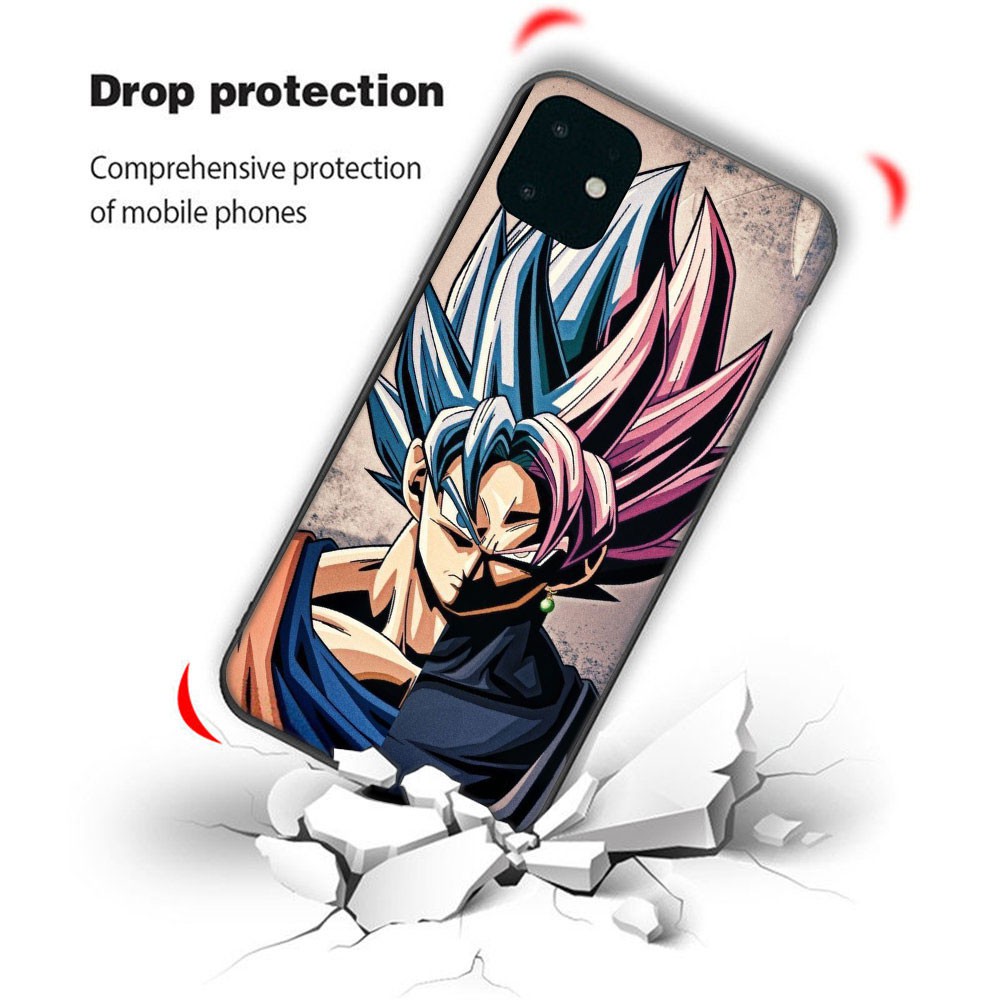 Ốp điện thoại silicone dẻo in hình Goku Dragon Ball thích hợp cho iPhone 12 11 Pro Max XS Max XR X 8 7 6s 6 Plus SE 2020 for iPhone 13 pro max