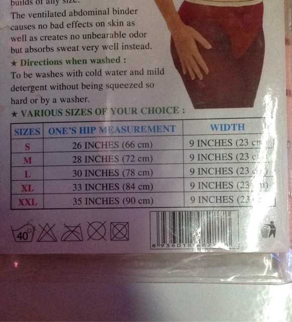 Nịt bụng bảng lớn