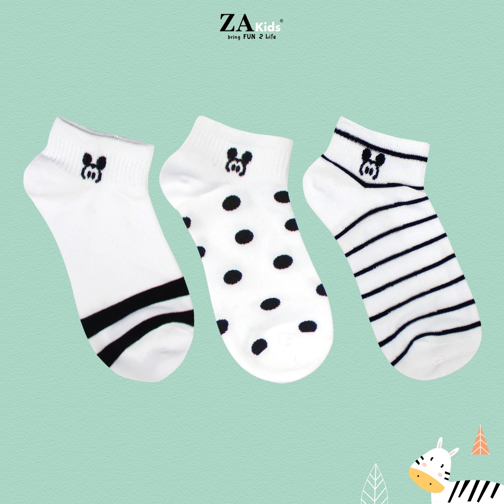 [Qùa tặng không bán] Tất Vớ Bé Trai Và Bé Gái (2-14 Tuổi) ZA Kids Dày Dặn, Nhiều Màu