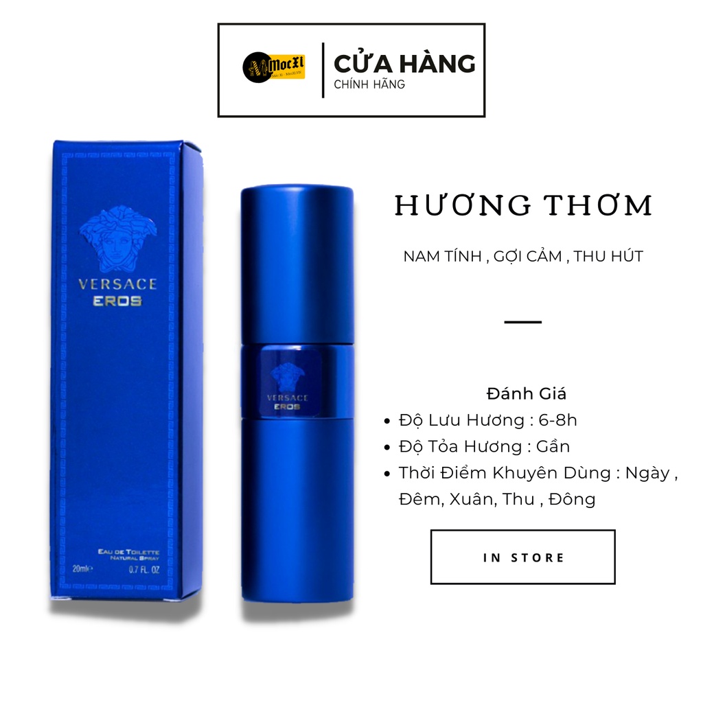 Nước Hoa Mini EROS 20ml Nam Nam Tính , Gợi Cảm