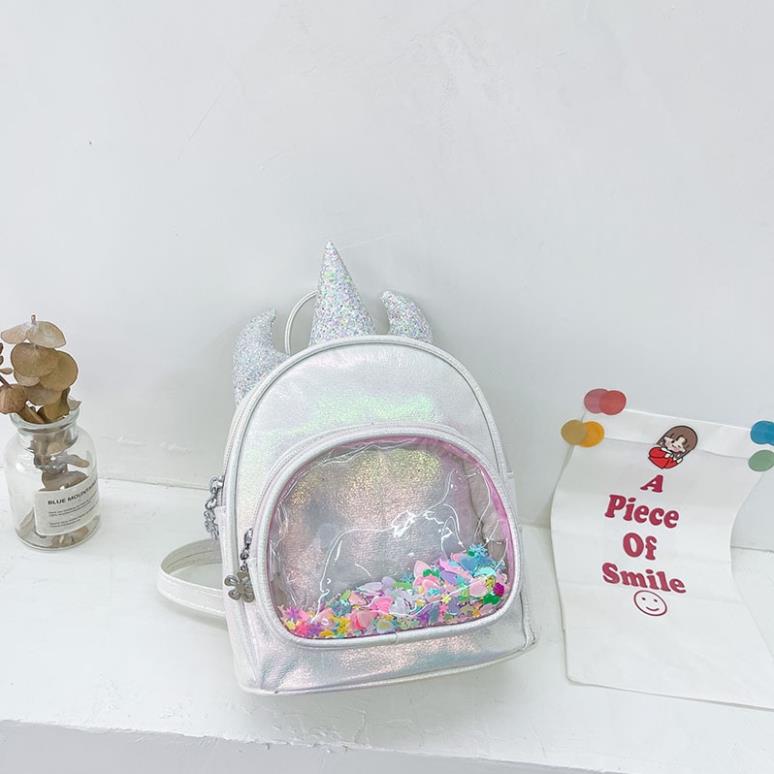 Balo kim tuyến có sừng mini đáng yêu