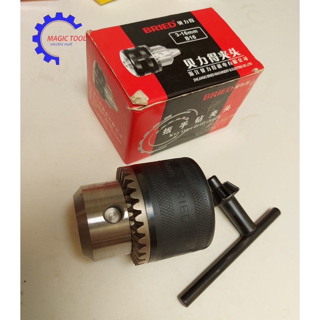Đầu Kẹp Măng Ranh 16mm B16 , B18, Đầu Kẹp Mũi Khoan 16mm trục côn B16 , B18  HÀNG LOẠI 1