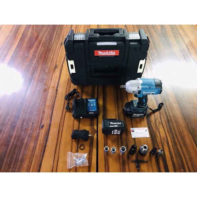 MÁY SIẾT MỞ BULONG MÔ TƠ TỪ 20V MAKITA XỊN SIÊU MẠNH 980N.M 2022 NEW 100%