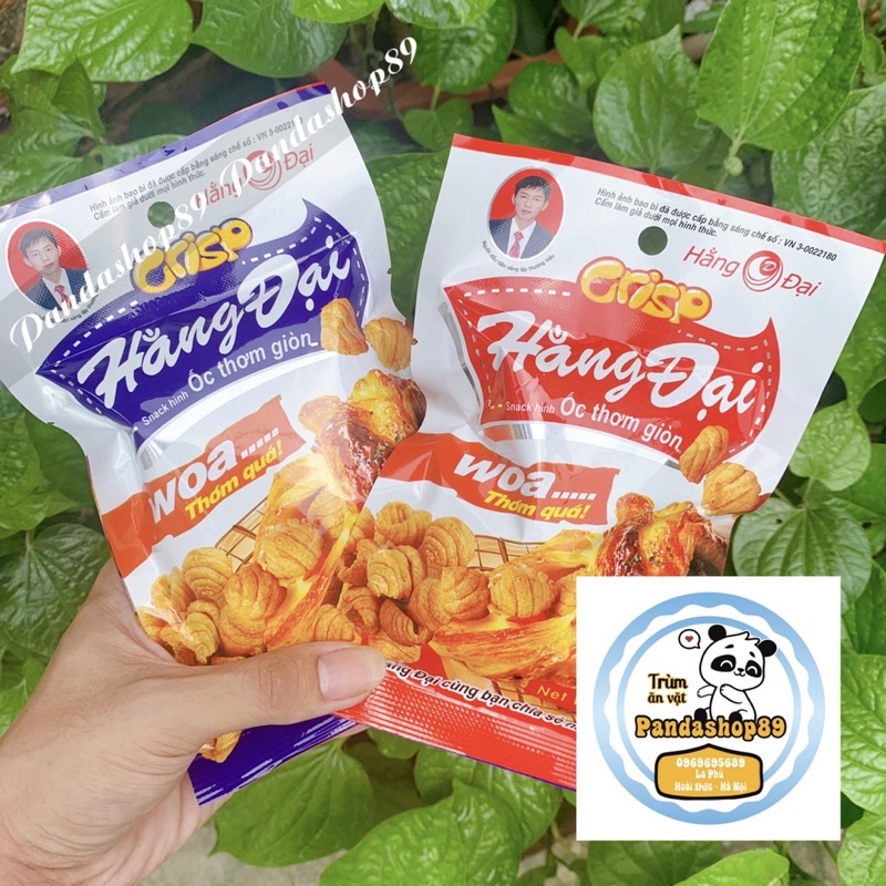 Snack hình Ốc thơm giòn Hằng Đại 🐚 gói tách lẻ date mới