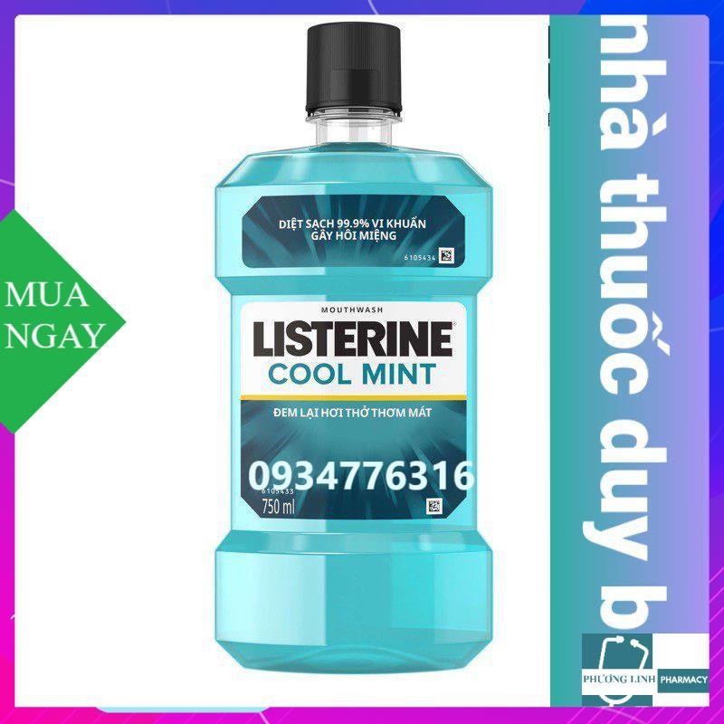 XÚC MIỆNG LISTERINE 750ML