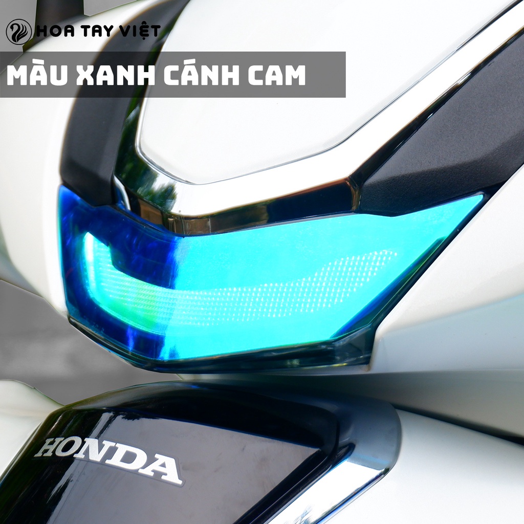 Decal đèn định vị Honda SH cao cấp chuyển màu cánh cam 3 lớp PVC