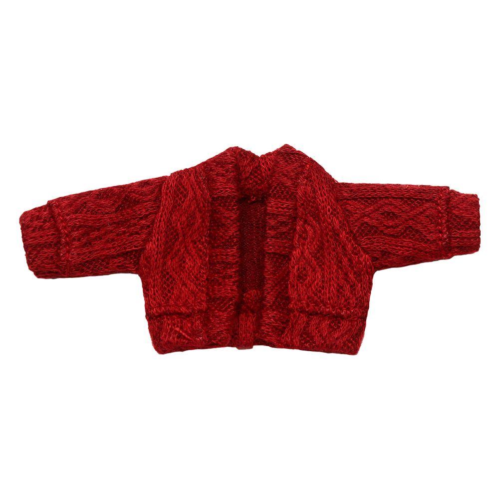 YNATURAL Gift Toys 1/12 Doll Cardigans Multicolored Dressing Clothes Mini Knitted Sweater New Doll Accessories Handmade Kids DIY Tops Casual Dress/Multicolor