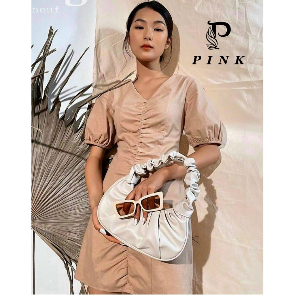 Túi xách kẹp nách nhăn , Túi xách nữ giá rẻ phong cách thời trang cực xinh P03 -  Pink Shop | BigBuy360 - bigbuy360.vn