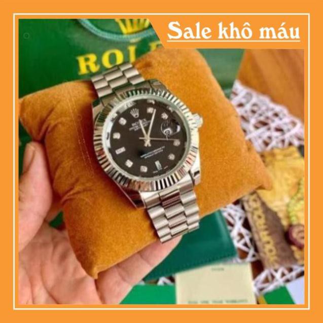 [Free Sip]  [Siêu Phẩm]  Đồng hồ nam rolex dây đặc thép không rỉ không bay màu - Rolex_collections