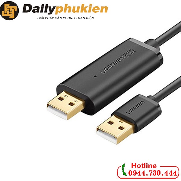 Cáp USB 2.0 Data Link dài 2m Ugreen 20233 dailyphukien