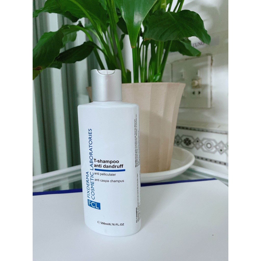 (Date 1/9/23) Fixderma FLC T-shampoo Anti Dandruff - Dầu Gội Giảm Gàu Làm Sạch Da Đầu 200ml
