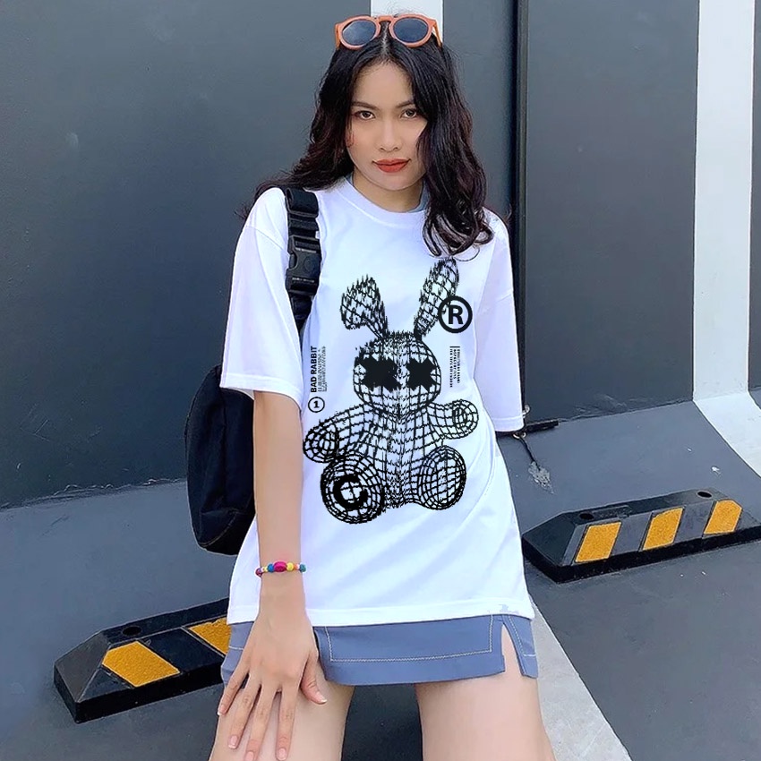 Áo Thun Unisex BEEBEE 100% Cotton Bad Rabbit -BR001 | BigBuy360 - bigbuy360.vn