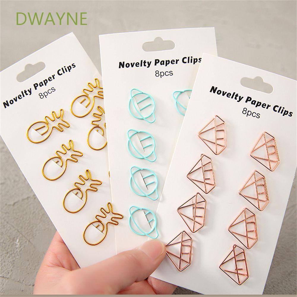 Set 8 kẹp giấy kiểu dáng hoạt hình xinh xắn dễ thương