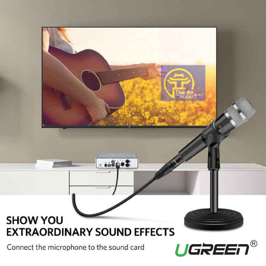 Dây Audio nối dài MIC XLR  6mm UGREEN AV130