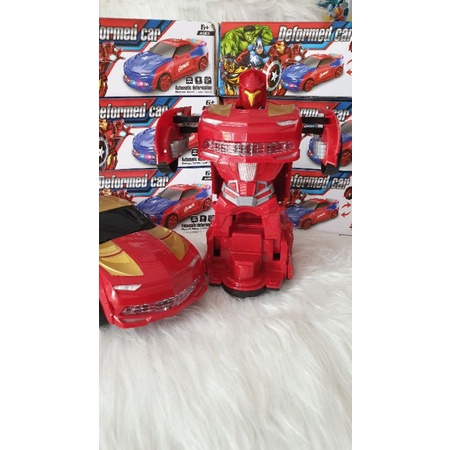 Đồ Chơi Oto Biến Hình Robot, Siêu Nhân Có Đèn Nhạc Cho Bé Trai