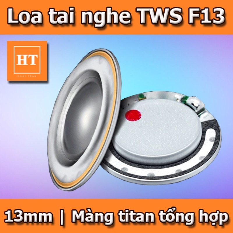 Loa tai nghe TWS mini F13mm ANC tự động giảm tiếng ồn, màng tổng hợp titan siêu mỏng, âm thanh HD