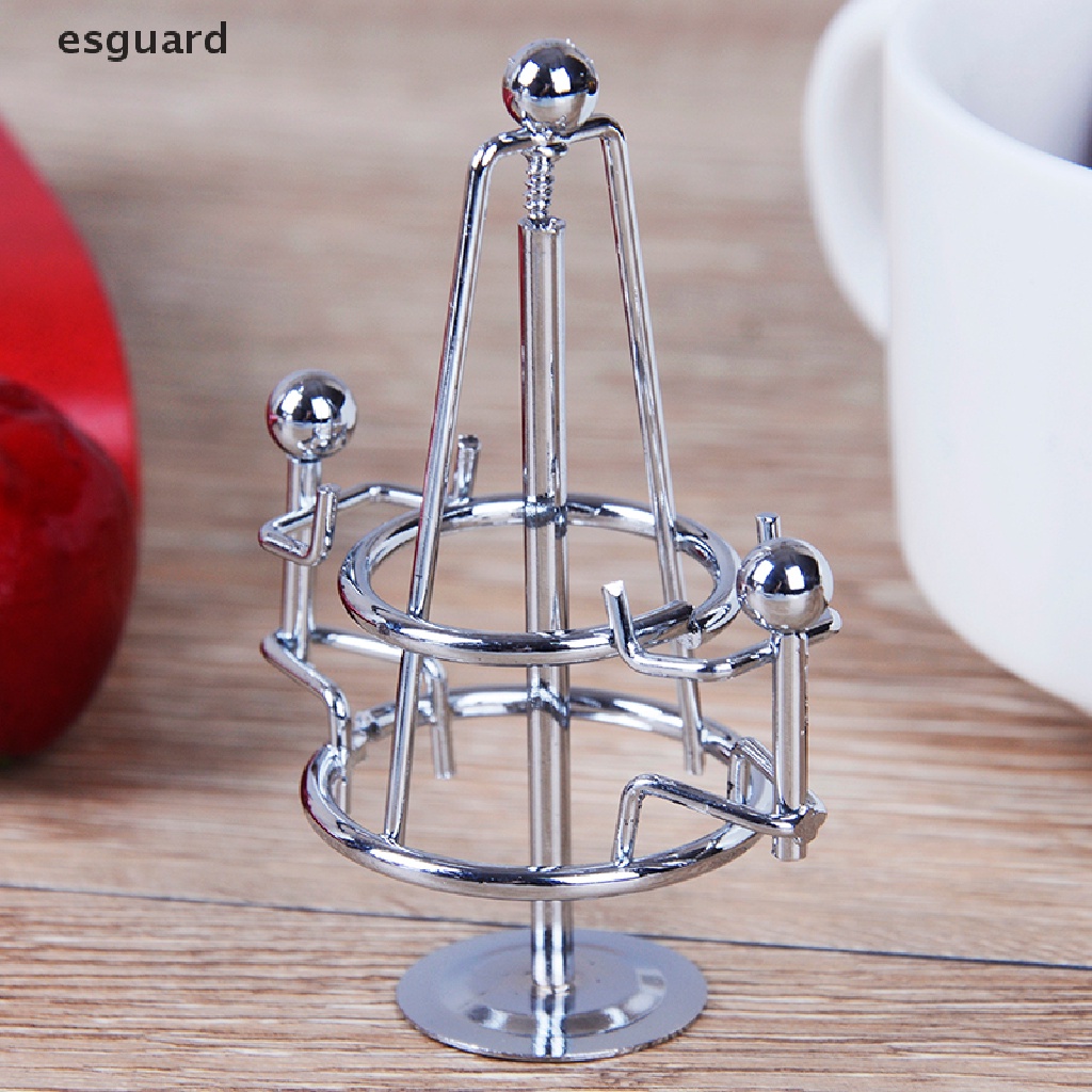 [esguard] Mini Newton’s cradle balance balls physics classic science fun desk toys office Boutique