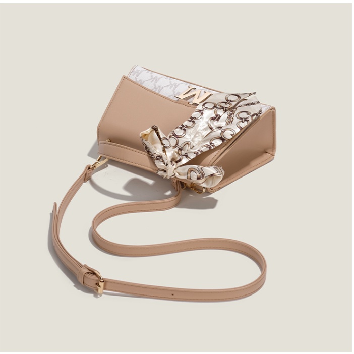 🌸Hàng Order🌸 Túi Xách Nữ CEEKAY Da Trơn Phối Thêu Nắp Da Dính Quai Da Thắt Nơ Sang Chảnh Nữ Tính 🌸Hàng Quảng Châu