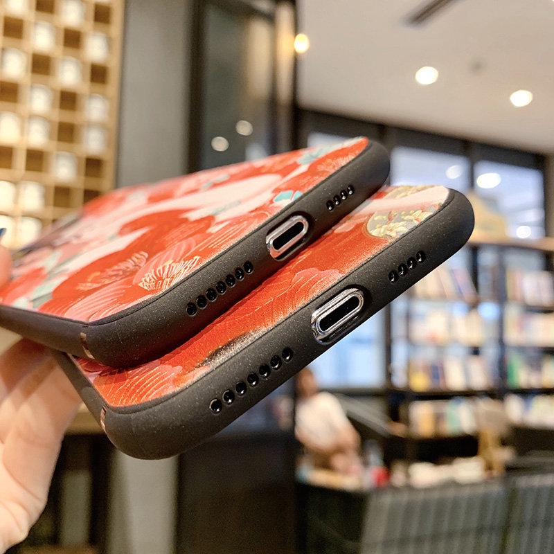 Ốp điện thoại TPU mềm in hoa nữ tính cho iPhone 11 Pro Max X XS Max XR 6 6s 7 8 Plus