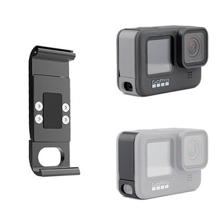 NẮP ĐẬY PIN GOPRO 12 / 11 / 10 / 9 CNC TÍCH HỢP KHE CẮM SẠC PULUZ.