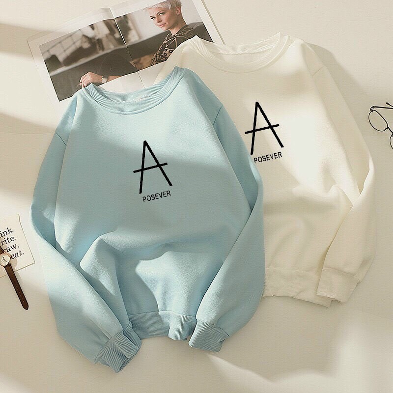 Áo khoác nỉ cổ tròn Posever cực đẹp , phong cách hàn , 2021 dành cho các bạn nam